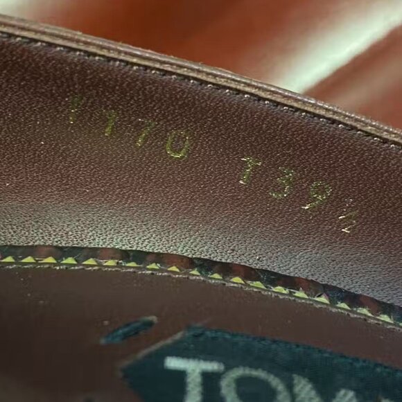 TOM FORD dark red python leather stiletto heel shoes - Picture 8 of 8